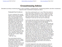 Tablet Screenshot of crossdressingadvice.com